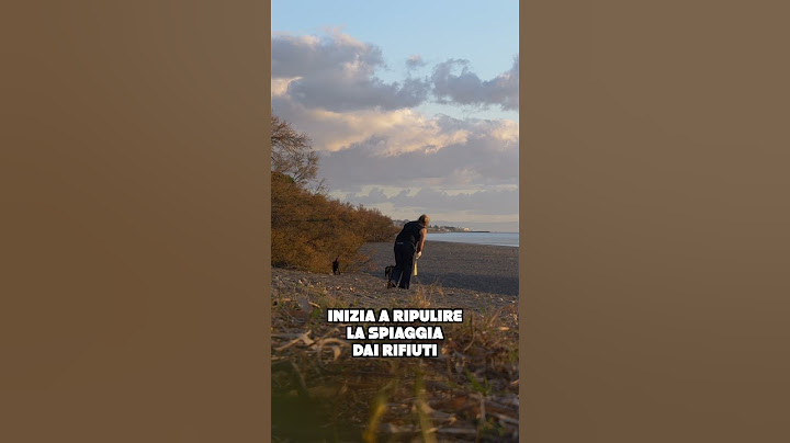 Vivo in una capanna sulla spiaggia