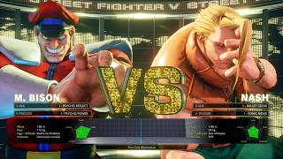 Street Fighter V Champion Edition - Steam - M.Bison vs Charlie Nash