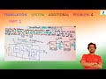 Translation system additional problem 4 part 1