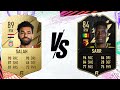 FIFA 22: 89 SALAH VS 84 INFORM SARR PLAYER REVIEW | WHO TO BUY? | #FIFA22 ULTIMATE TEAM