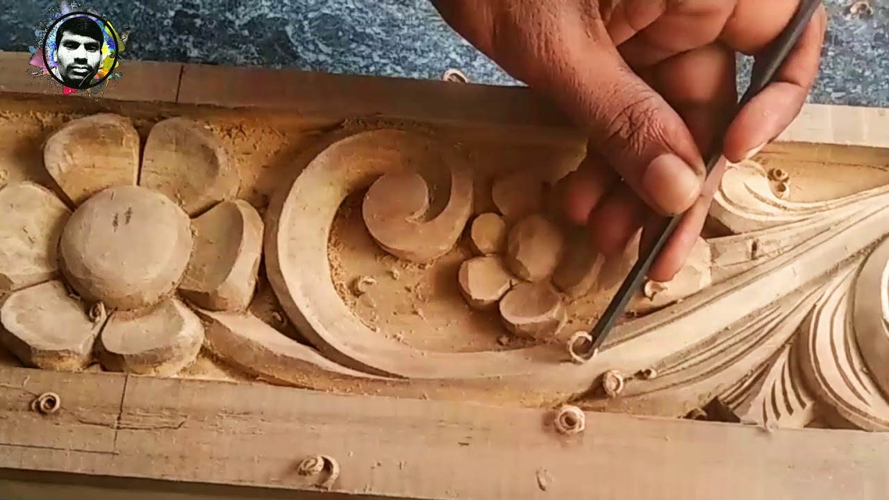 Wood Carving Beginners Learning How To Wood Carving Impressive Work Youtube Painted Wood Jewelry Wood Carving Furniture Wood Carving