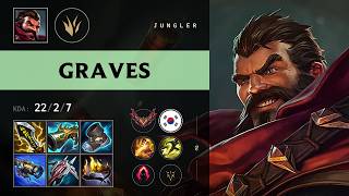 Graves Jungle vs Qiyana - KR Grandmaster Patch 26.17