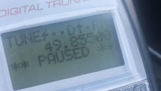 GRE GRECOM PSR-100 vs RadioShack Pro-96 FM Receive VHF Low Band 49 MHz Range Testing Part 1
