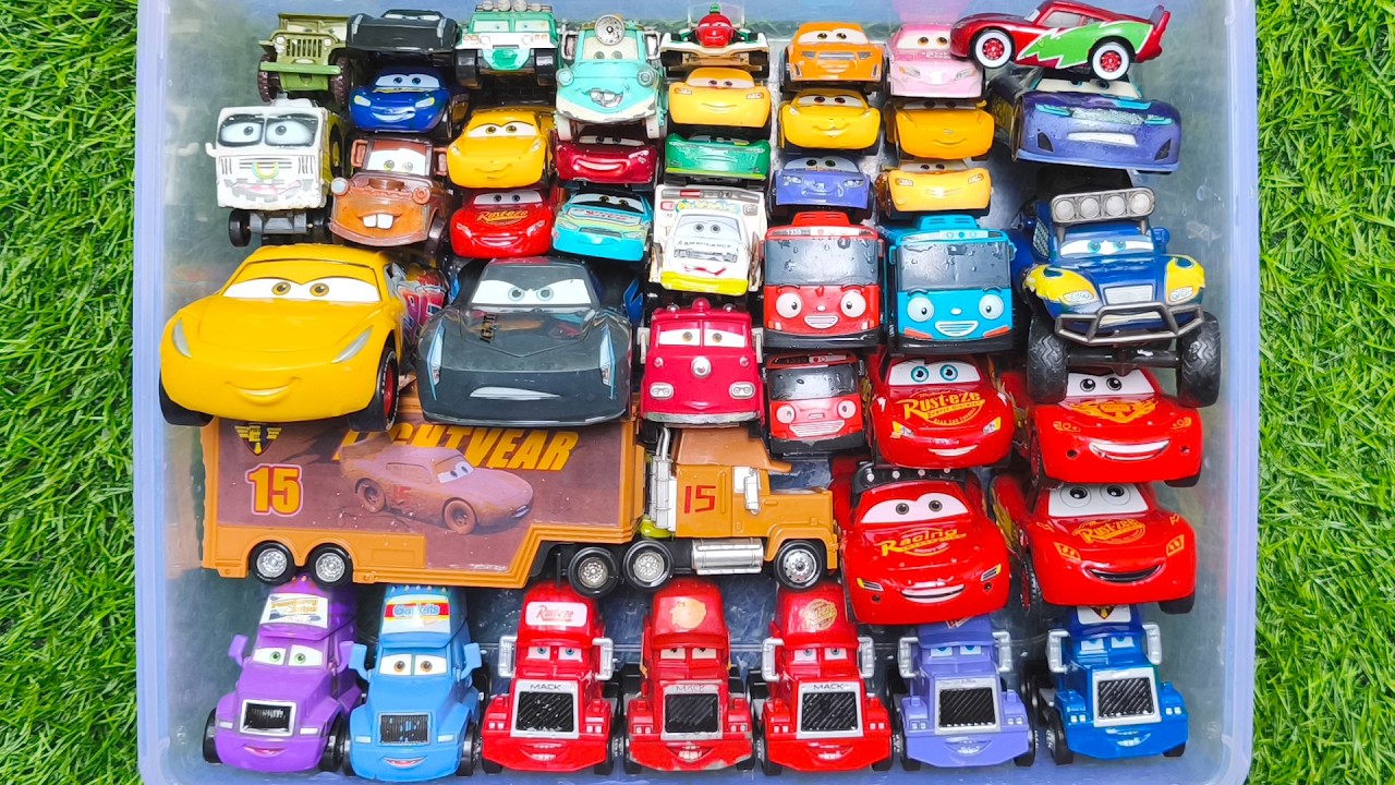 Disney Pixar Cars Unboxing Review | Lightning McQueen, Tow Mater, Doc Hudson, Sally Carrera, Mack