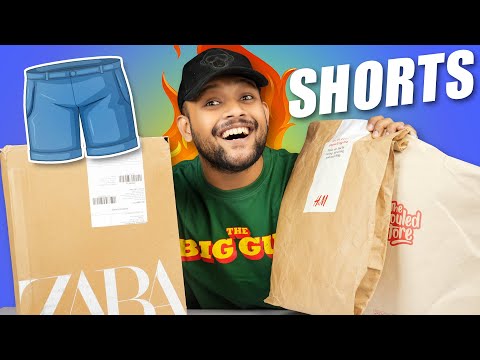 Best Men's Shorts For Summer and Gym | Zara, H&M, The Souled Store Shorts Haul 2023 | ONE