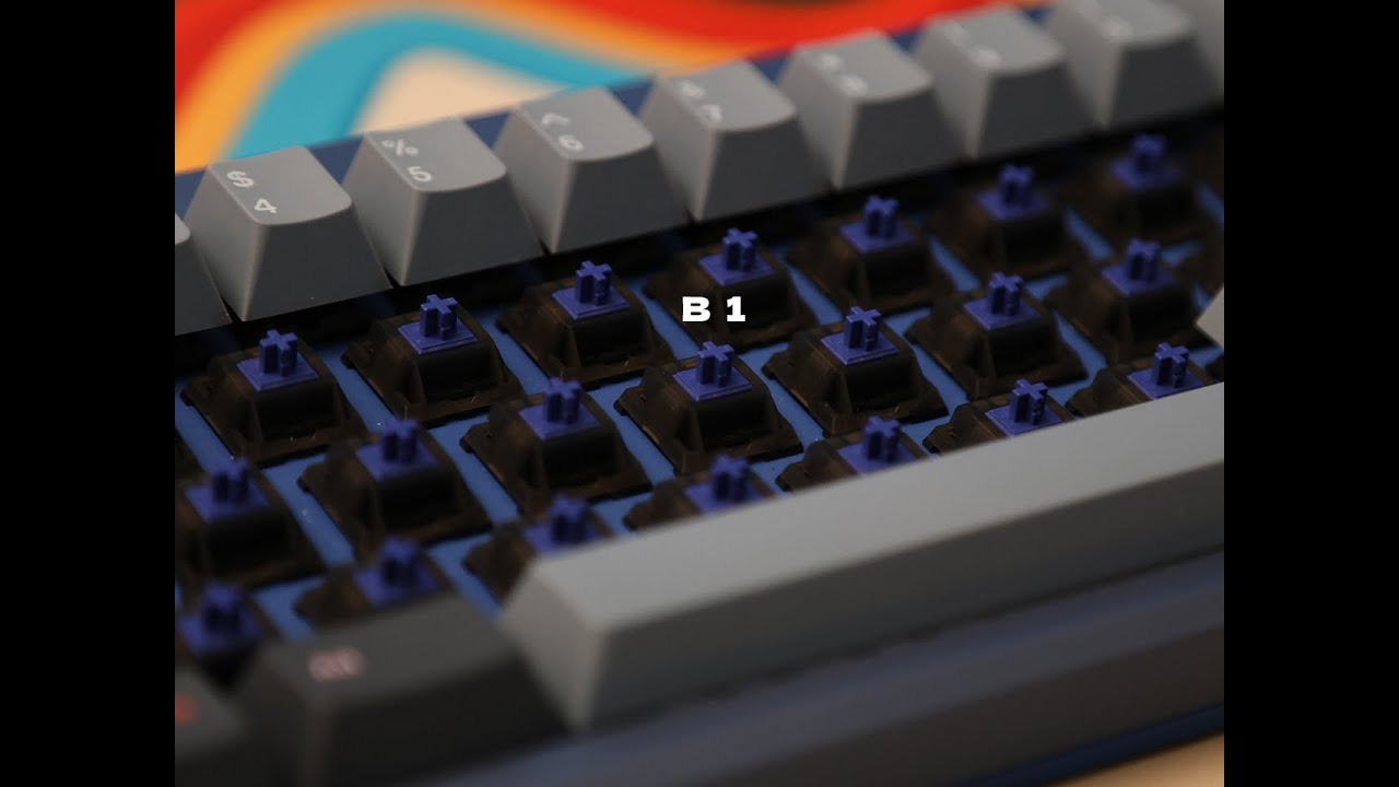 [B1 Linear Switch] Typing test | Clackiest EVER? | C8 & PARA & DK1-TKL ...