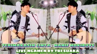 PERTAMA KALI TRI SUAKA BAWAIN LAGU TERIMAKASIH CINTA DI MENOEWAKOPI