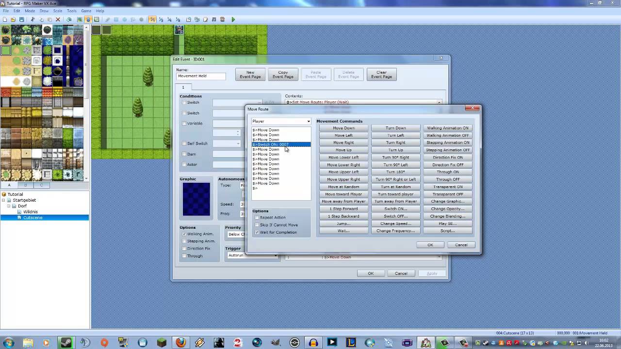 RPG MAKER VX ACE Tutorial #12: Eine Cutscene erstellen (German) - YouTube