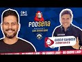  darino conversa com o comentarista cscio cardoso