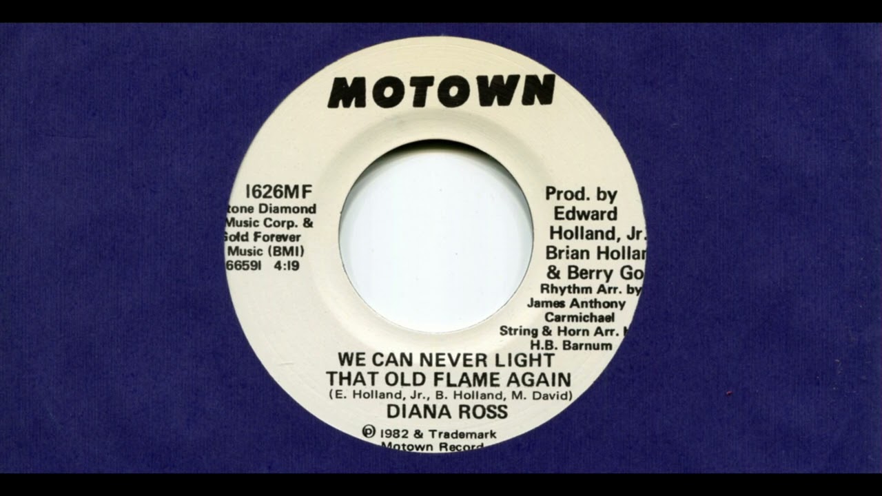 DIANA ROSS / WE CAN NEVER LIGHT THAT OLD FLAME AGAIN / 1982 / A