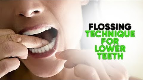 Proper Flossing Technique for Lower Teeth: Step-by-Step Animation Guide
