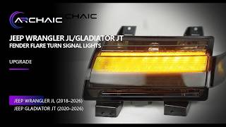 Jeep Wrangler JL &amp; Gladiator: Sequential Turn Signal Fender Light Upgrade