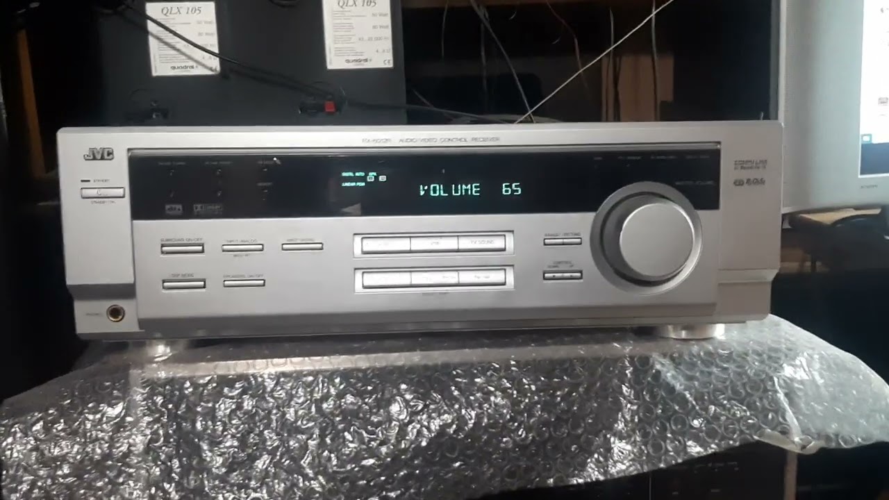 JVC RX-6012R CD optical in test.as s30b - YouTube