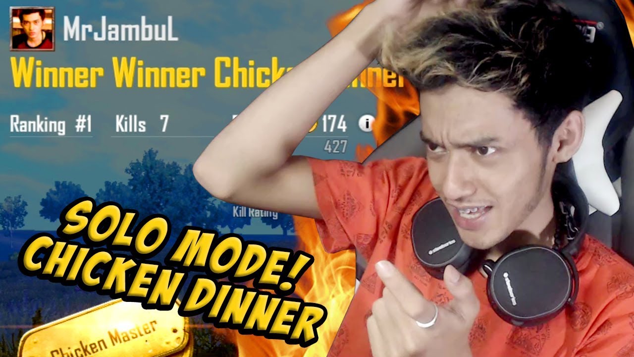 CHICKEN DINNER SOLO ARCADE MODE! - PUBG MOBILE INDONESIA