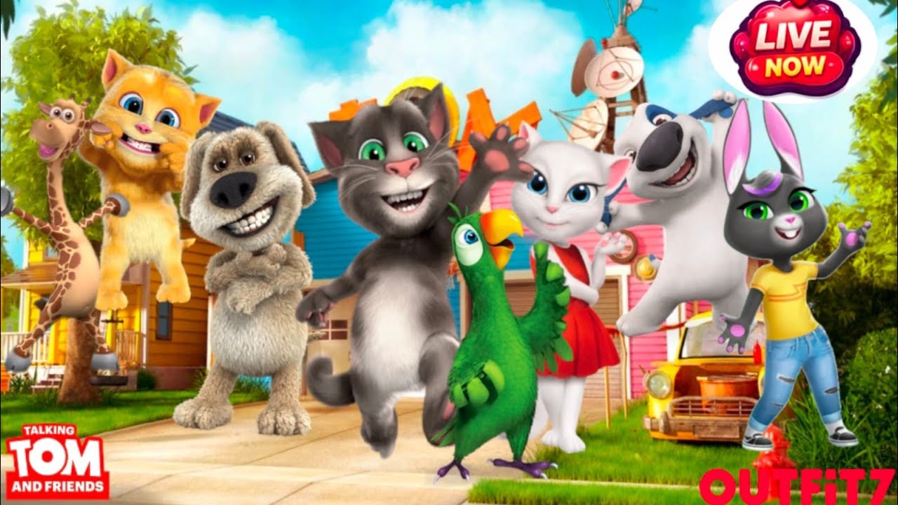 Talking Tom 2 live funny to kaise hain aap log  is live #talkingtom2