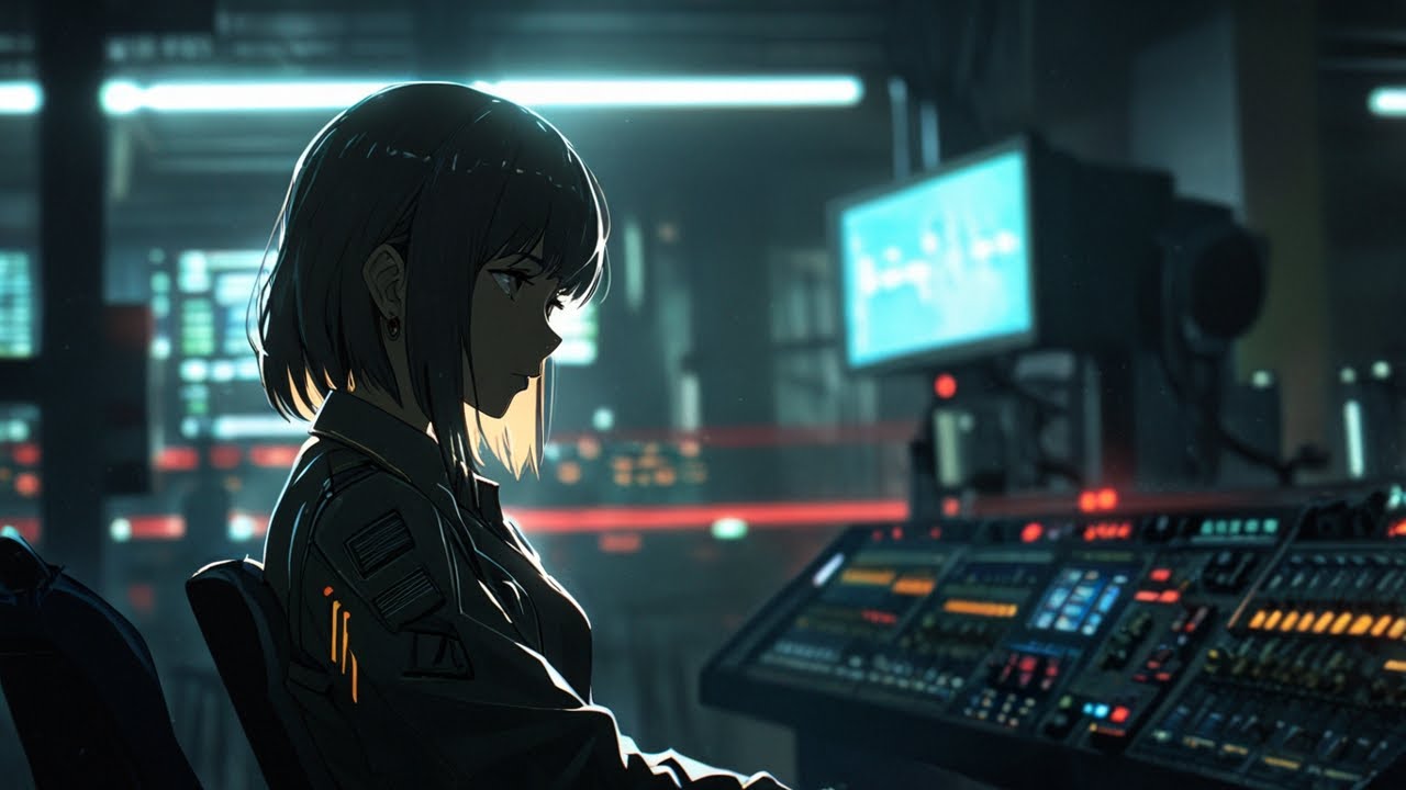 1 Hour Cyberpunk Mix — Neon Nights // Darksynth  for Deep Focus