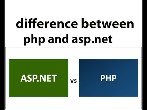 Video: Verschil Tussen PHP En .NET