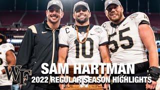 Sam Hartman 2022 Regular Season Highlights | Wake Forest QB