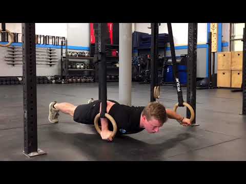 Archer Ring Push-Ups
