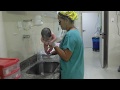 Primeiro banho no hospital Unimed