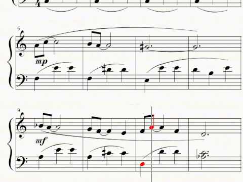 ABRSM Piano 2011-2012 Grade 1 C:2 C2 Macardle Late At Night Sheet Music