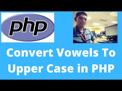 Convert Vowels To Upper Case in PHP