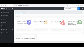Sistema de controle de estoque em PHP 8.0 e banco de dados MySQL