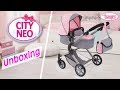 City neo  dolls pram  puppenwagen  unboxing  bayer design