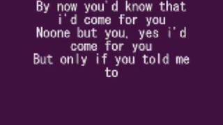 Video thumbnail of "Nickelback- id come for you with lyrics"