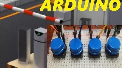 Arduino - barrera de parking con servomotores