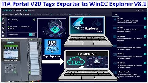 TIA Portal V20 how to export tags to WinCC Explorer V8.1 SCADA (Fast method)