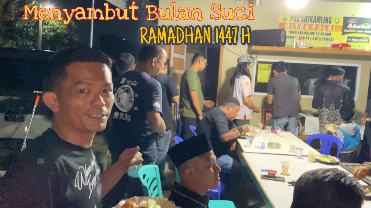 Makan Bersama Sebelum Puasa Dan Bersalam-Salaman sama Warga