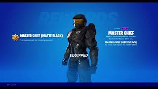 Getting the black style of master chief fortnite x Halo