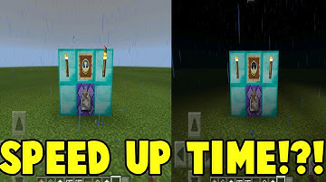 SPEED UP TIME IN MCPE // command block trick [Minecraft PE 1.0.5]