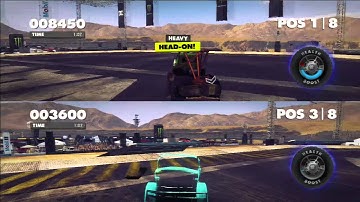 Dirt Showdown Splitscreen in Knock Out 2nd