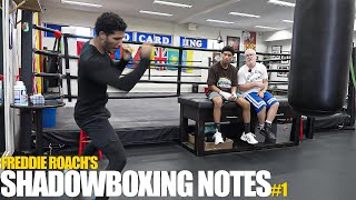 Freddie Roach's Shadowboxing Notes #1