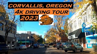 Corvallis, Oregon | 4k Driving Tour | 2023