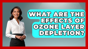 What Are The Effects Of Ozone Layer Depletion? - Weather Watchdog