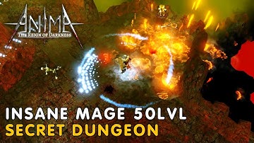 AnimA ARPG Insane Mage 50lvl. Total annihilation in the Secret Dungeon