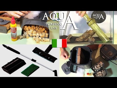 Aquascaping Lab - Pulizia e manutenzione acquario, composizione del filtro, sifone, lame antialga