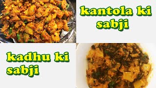 घर पर बनाएं स्वादिष्ट कंटोला की सब्जी & कद्दू की सब्जी | Kantola ki sabji & Kadhu ki sabji