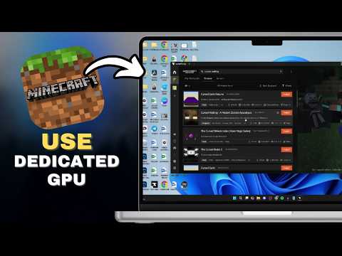 How To Use Dedicated GPU For Minecraft in SECONDS!