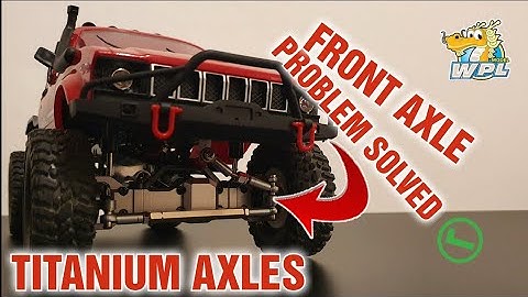 WPL C14 Front "Titanium Axle"- REPAIRING steering problem, part 2