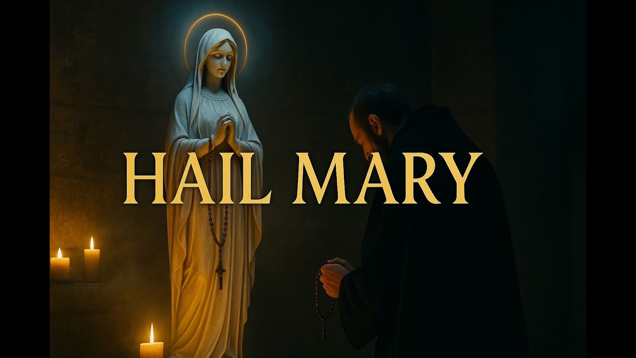 Ave Maria - Hail Mary - English Gregorian Chant | Monastic Choir, Catholic Prayer & Meditation Music