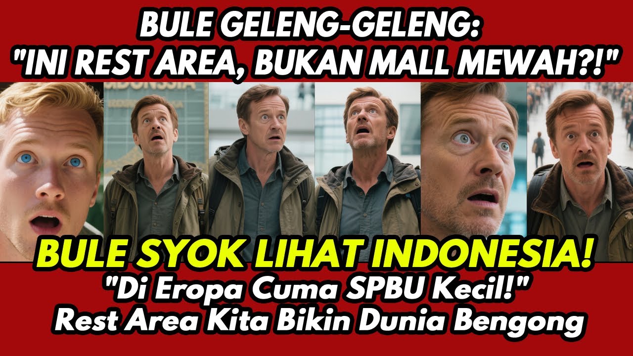BULE SYOK! Dikira Mall Mewah, Ternyata CUMA REST AREA Indonesia! 