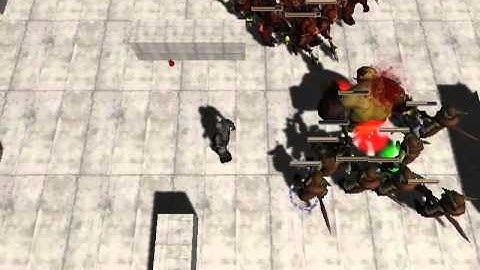 Unity 4 Mecanim Animator+PathFinder Patrol/Chase/Attack/Damage/Death NPC Melee/Range Test #9