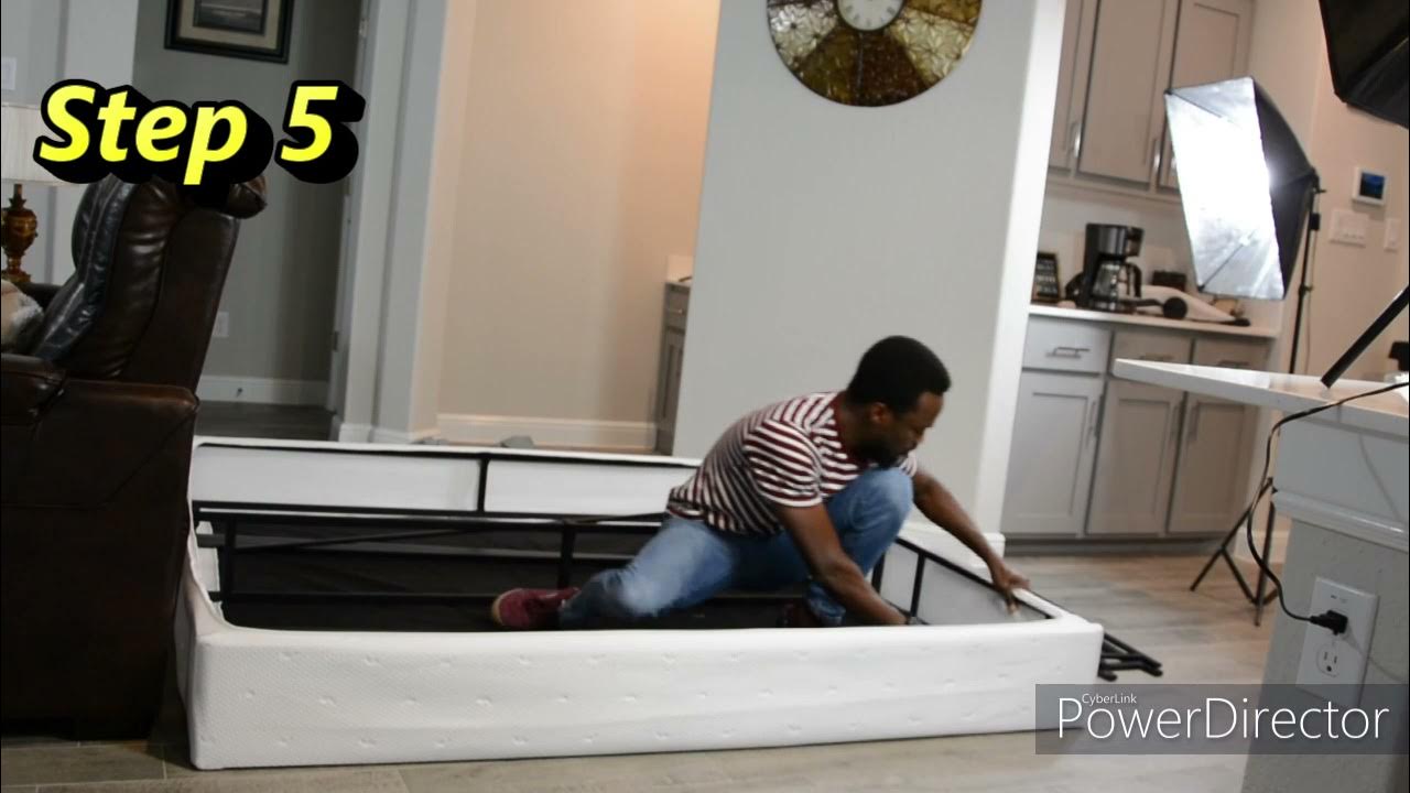 How to set up Mainstays Box Spring. (Assembling Box Spring) YouTube