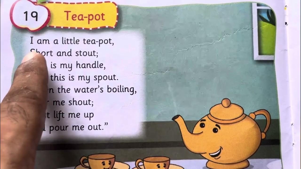 Tea Pot Nursery Rhymes for kids Vikas Apple Jr Kg Poem YouTube