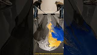#luxury Retail Interior transformation 🎗️🎗️ #qualityflooring