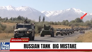 Ukrainian Drone Destroys Russian Tank Convoy in Fiery Ambush — Then This Happened